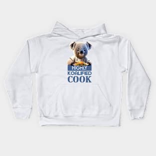 Just a Highly Koalified Cook Koala Kids Hoodie